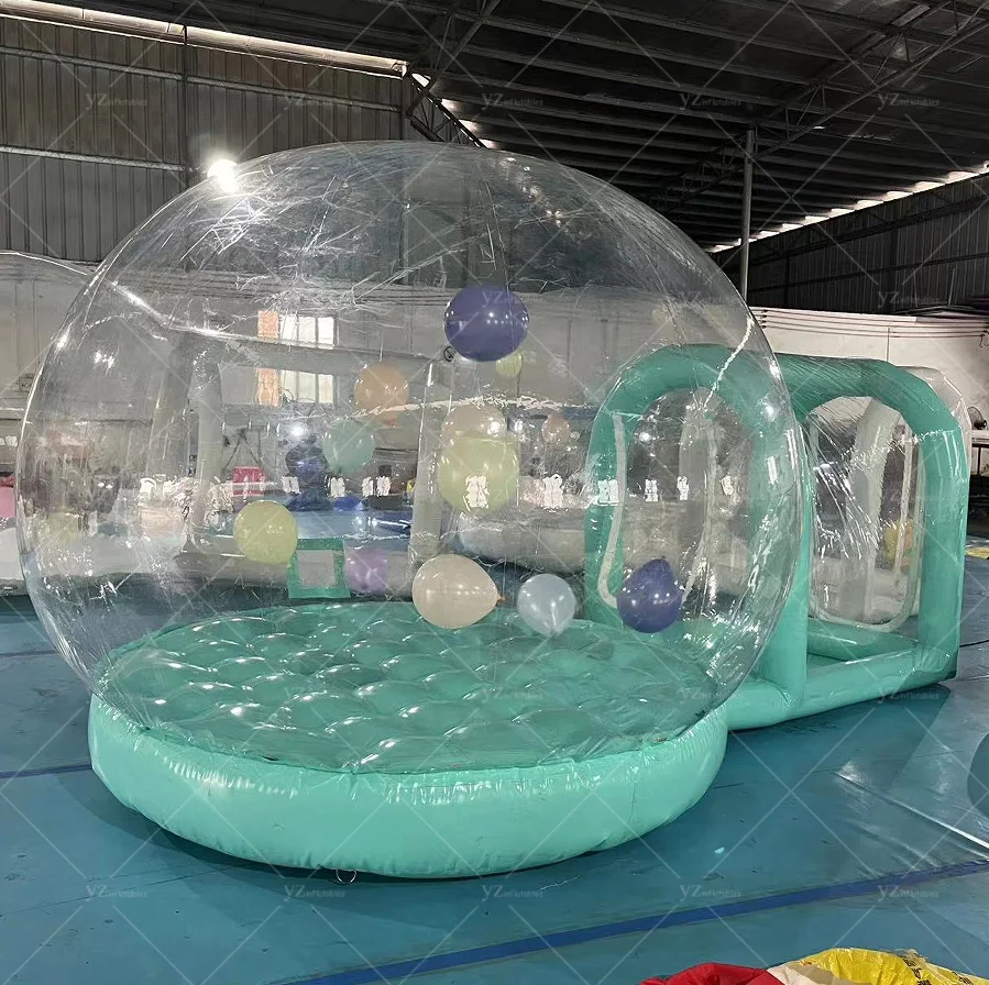 Бассейн с мячами, коммерческий надувной Bubble House для детей, большой дешевый дом для прыжков, джемпер, надувной прыжок, замок, шезлонг, большой подбородок