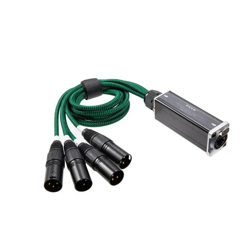 male female RJ45 To XLR Audio Cable DMX Splitter For Network Extension Of Stage Or Studio Recording  AUX Cables dropship