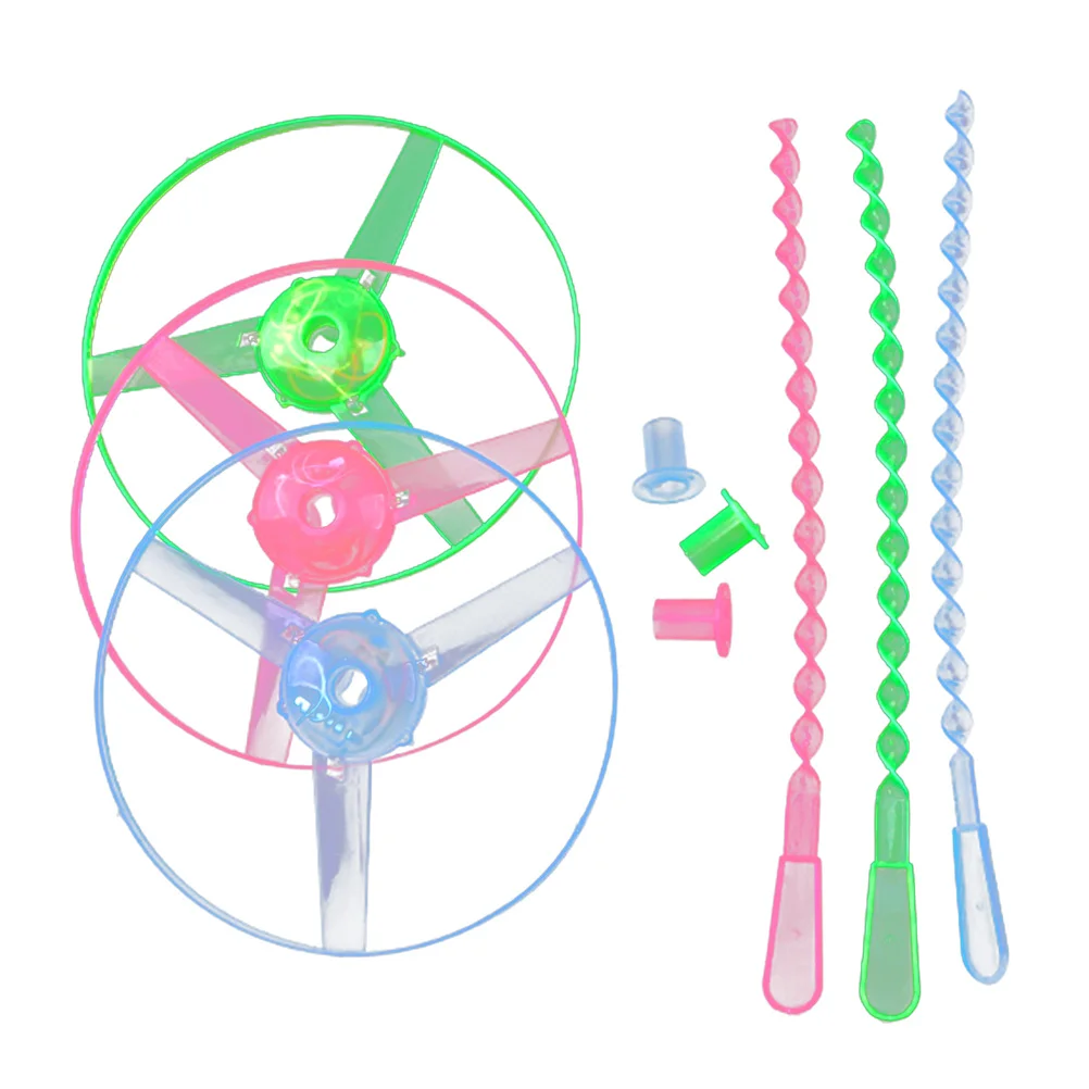 

5pcs Led Rotating For Kids Children Parent-Child Interaction Outdoor Game Portable Stress Relief Gyro