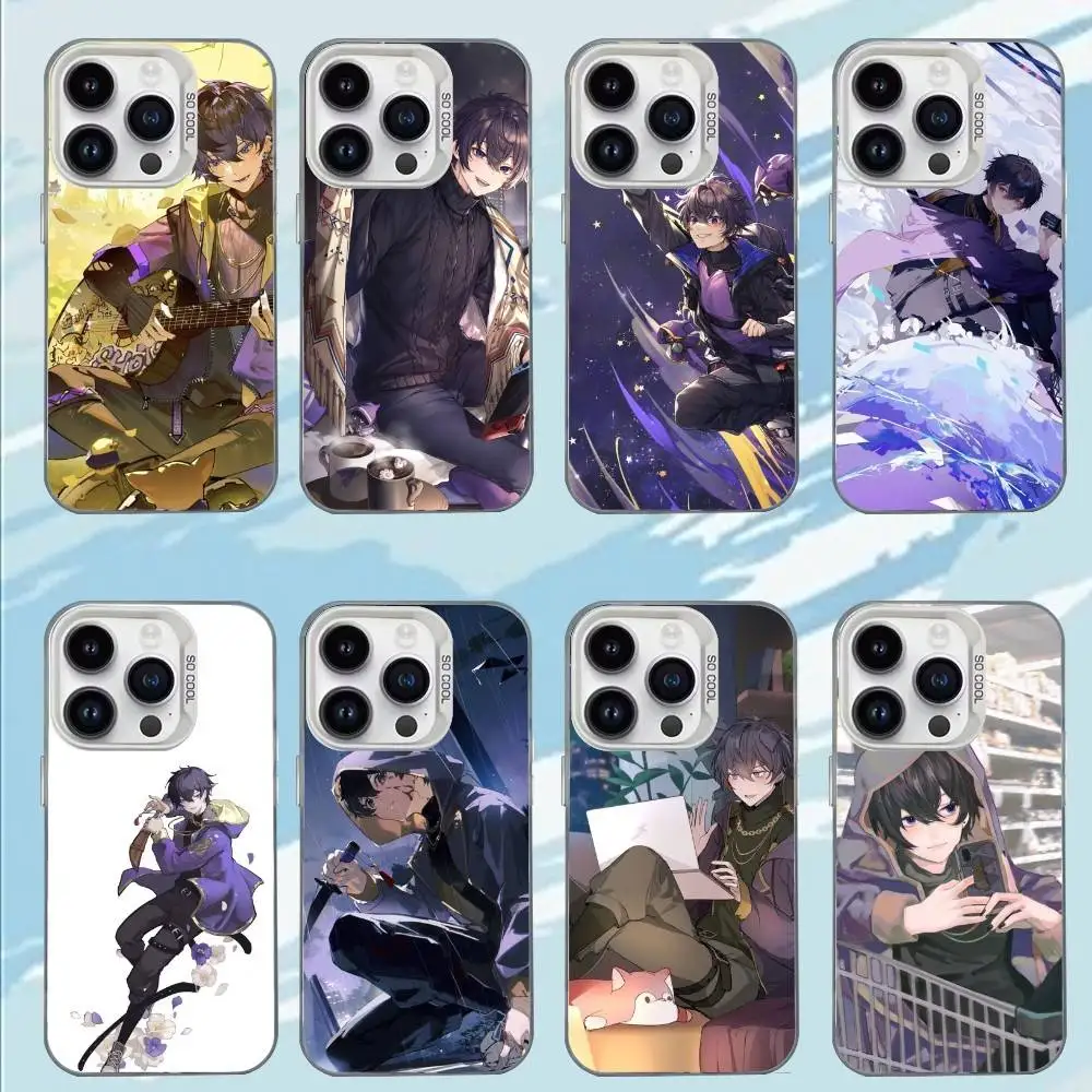 

VTuber Shxtou Phone Case For iPhone 17,16,15,14,13,12,11,Mini,Pro,E,MAX White Matte Shockproof Cover