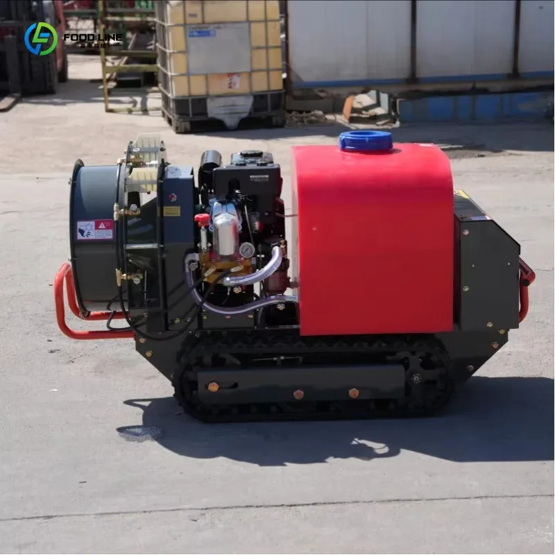 Customized Mini Intelligent Remote Control Crawler Sprayer Humanized Design Agricultural Pesticide Spraying Machine