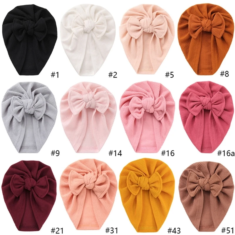 Peuter Hoed Bowtie Caps Baby Headwrap Winddicht Voor Hoofd Slijtage Universele Gebreide