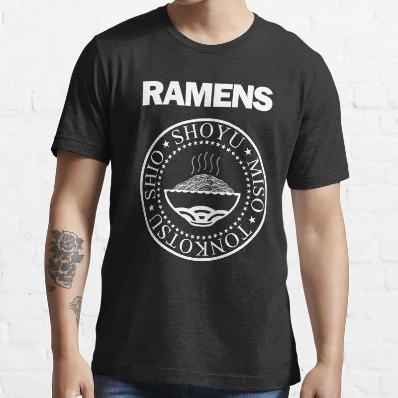 New The Ramens Ramen Noodles Noodle Noodle House Japan Japanese T-Shirt Cotton Men Tee Shirt Womens Shirt Fashion Funny New