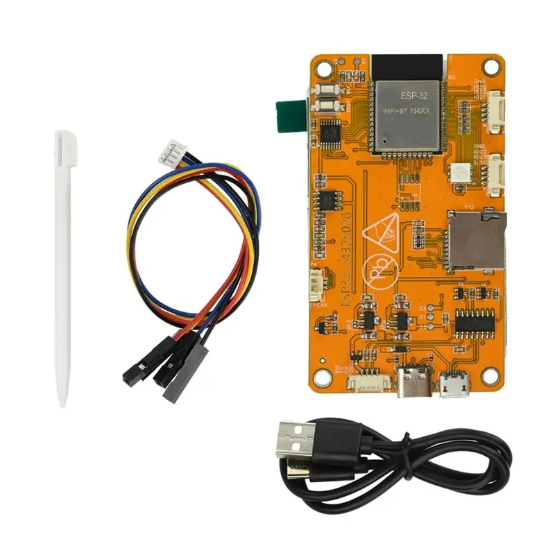 CJSD-2.8-Inch ESP32 Wifi Bluetooth-Compatible Development Board With ST7789 TFT LCD Display,Type-C + Micro USB Dual Interface