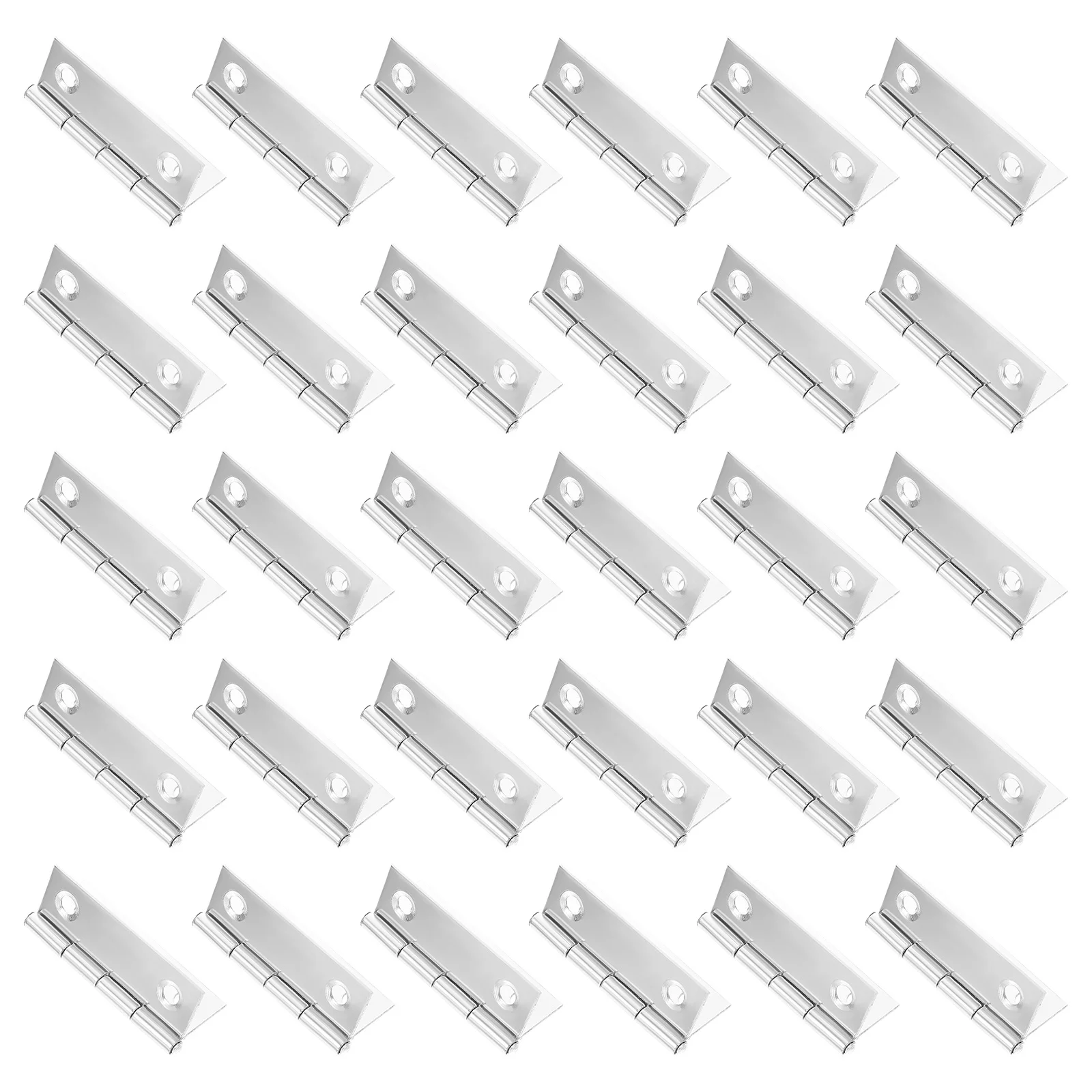 

30Pcs Stainless Steel Hinges Smooth Silent Open Close Door Window Cabinet Repair Accessories Stainless Steel Hinges