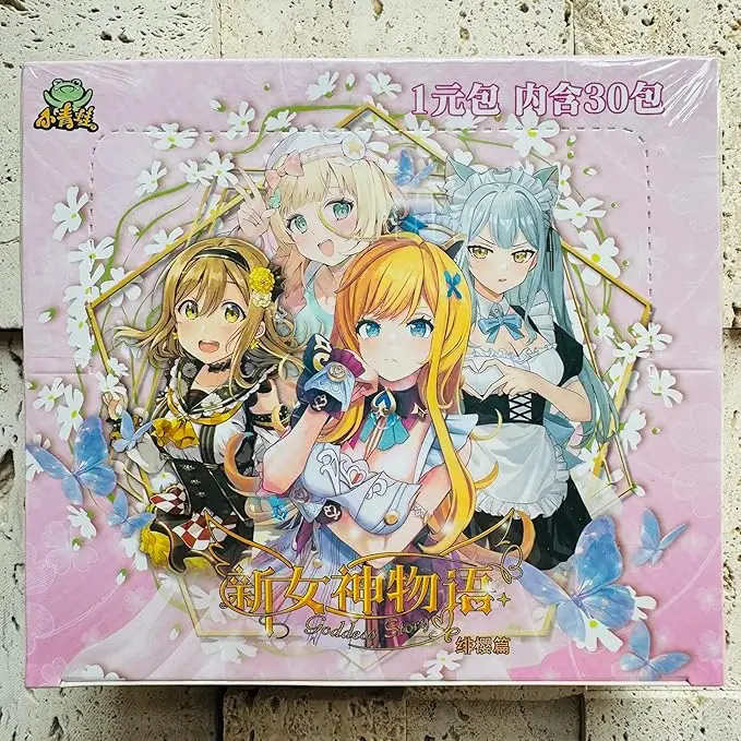 150-Pack Box of “Goddess Tales” Collectible Card Game Booster Packs—Anime Girl Card Collection Brand New - view 2