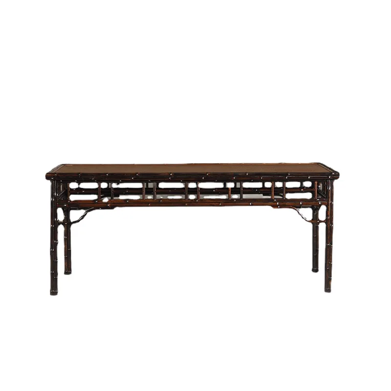 

Ming furniture, purple bamboo tea table, painting case tea table