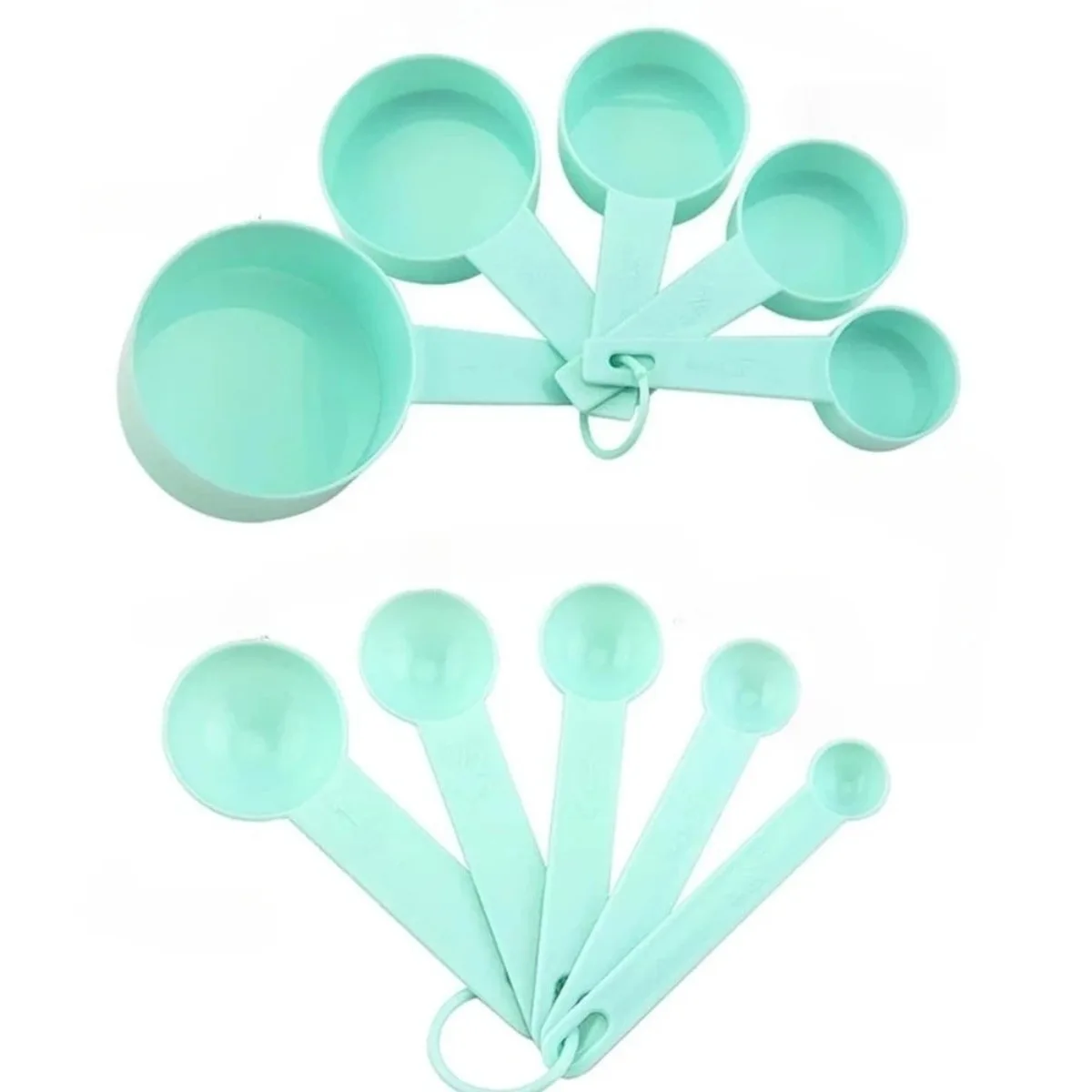 Stackable Nesting Measuring Cups and Spoons Set Kitchen Gadgets Baking Tools Set Suitable for Baking and Cooking Tasks Use