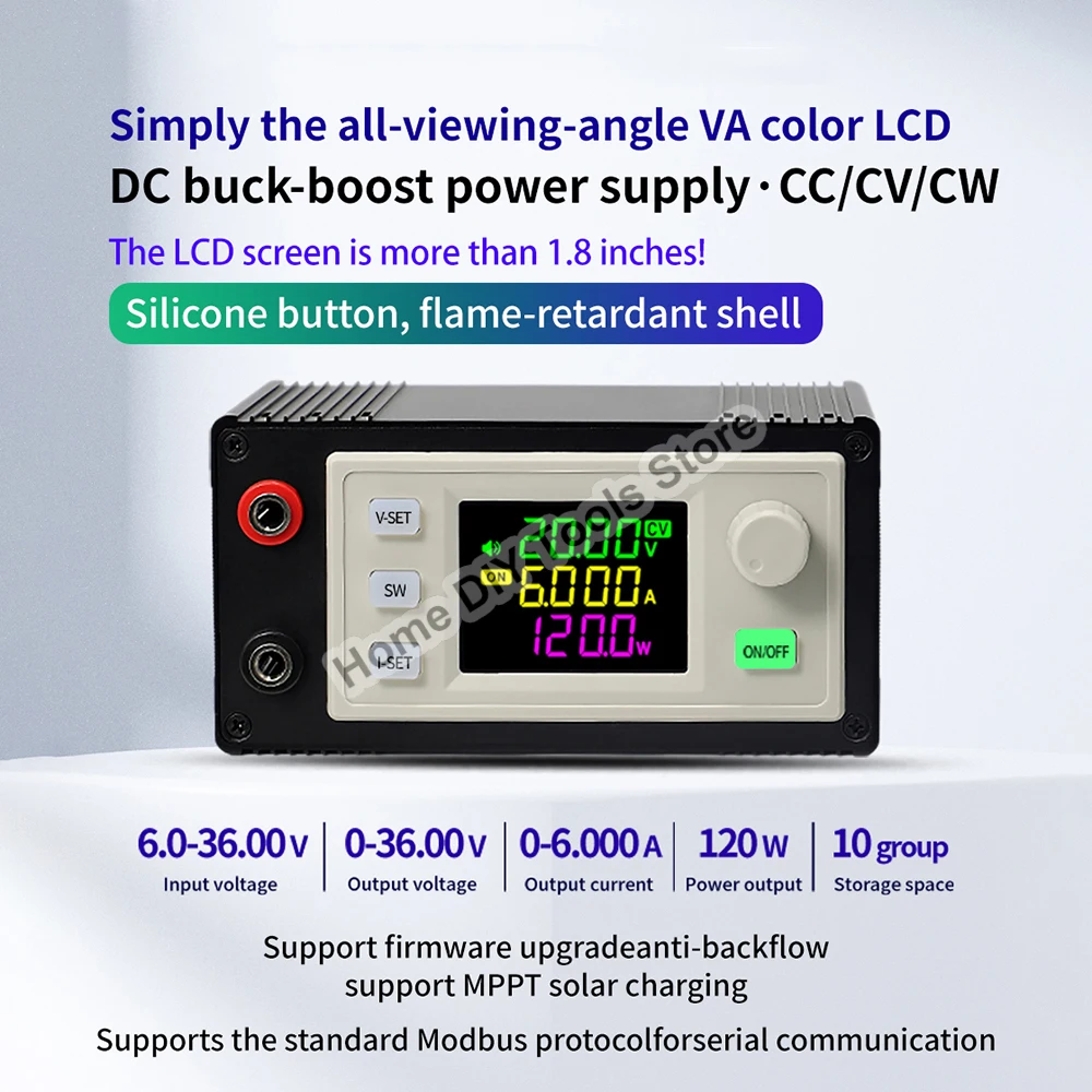 SK60X SK120X CNC Buck Boost Converter DC Adjustable Voltage Regulator CC CV Solar Charging Module DC6-36V to DC0-36V 60W/120W