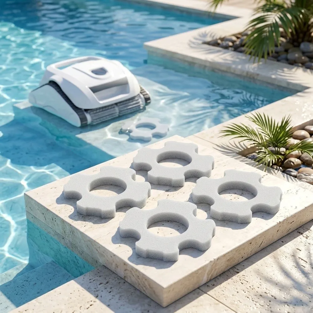 White for Winny Pool Cleaner Sponge Effective Pool Cleaner Sponge Cleaning Tool for High Density Foam Efficient Water Flow