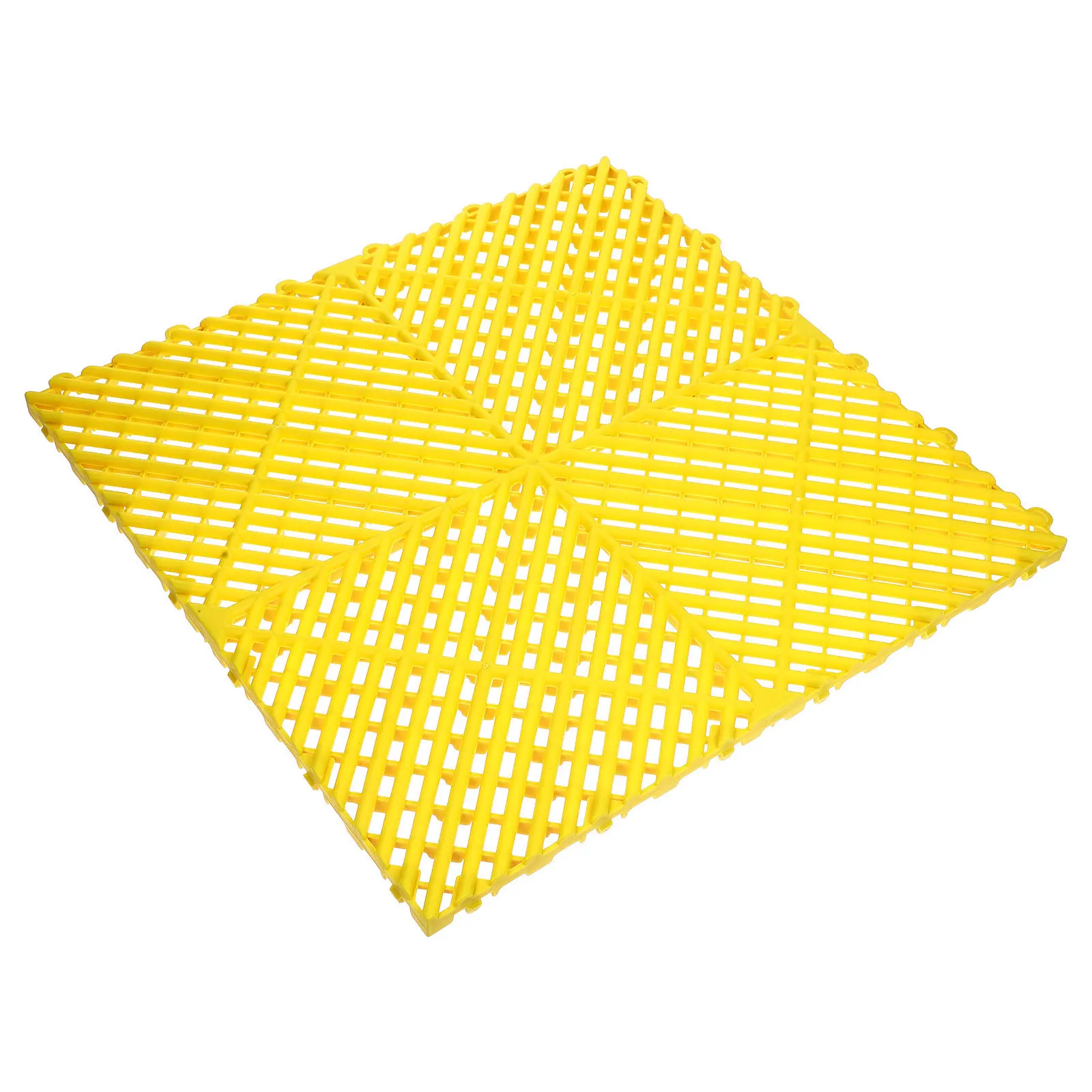 1pc Car Wash Interlocking Drainage Mat Square Splicing Waterproof Floor Tiles Non-Slip Grid Mats For Garage Shower Pool Deck