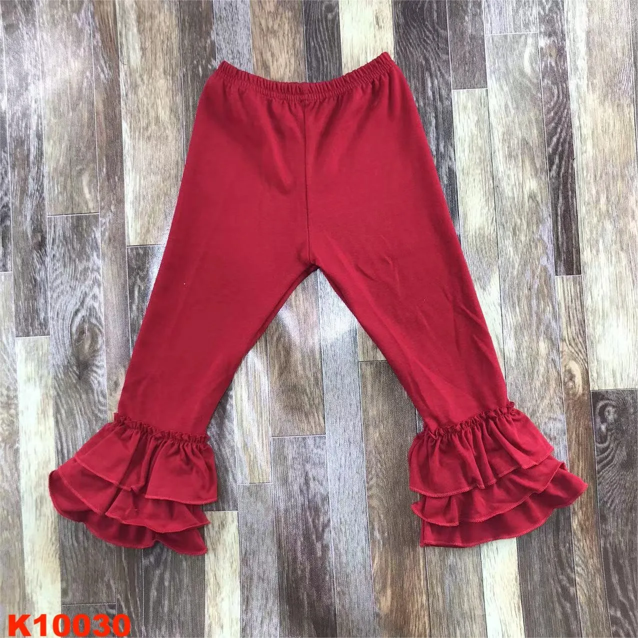 Red Boot Baby Girls bluey Mermaid Holographic Spandex Trousers Kids Children Toddler Bell Bottom Pants Infant Soft Clothing