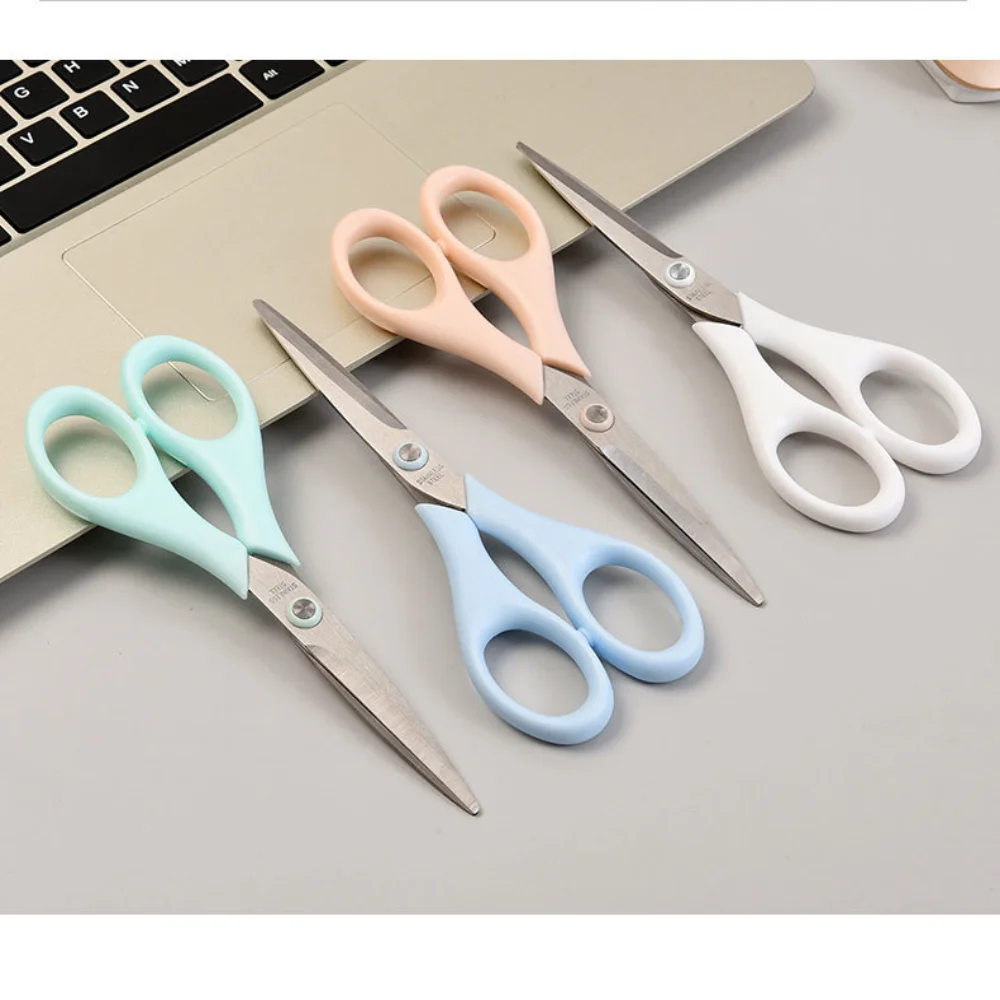 Hand Scissors Blue Student Scissors Household Scissors Large For Handicrafts School Artwork