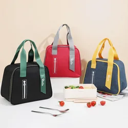 Lunch Bag Handle Insulation cooler bag for Women kid Lunch Box picnic travel Portable Food Storage Breakfast Thermal Food Bag