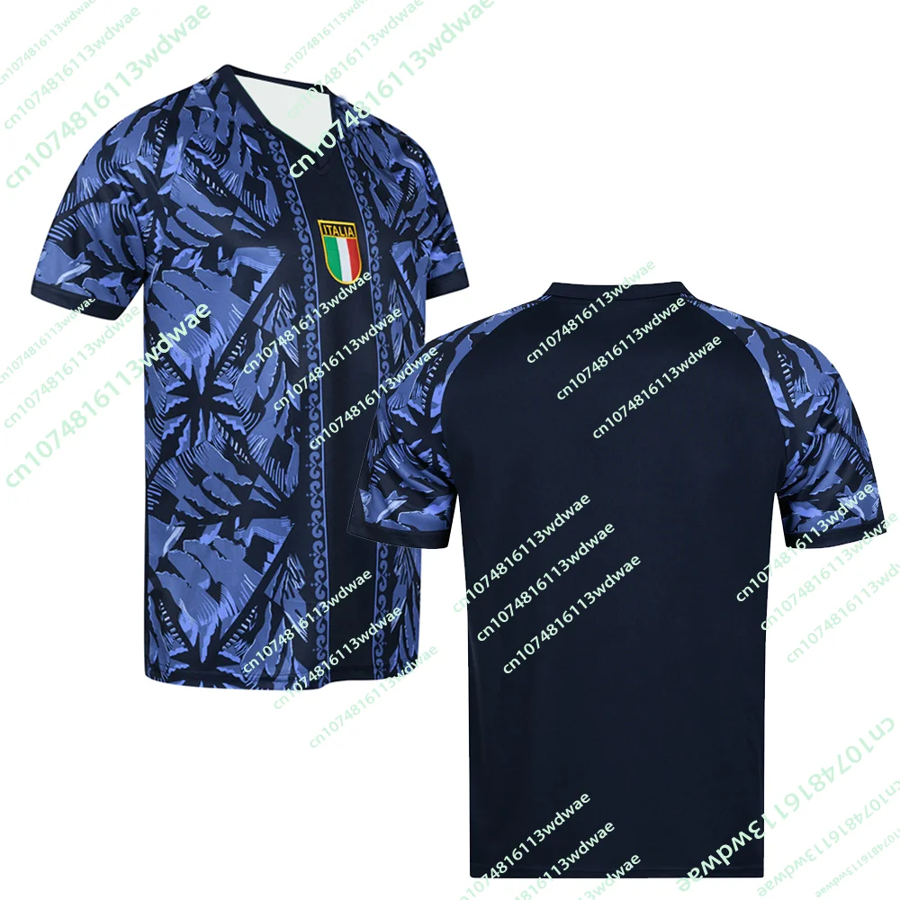 2026 WC Football Italy Jersey 3D Printed Unisex Cheerleading Team Men T-Shirt Sports Family Kids Fans Footy Jerseys Sportswear