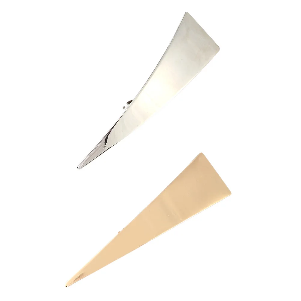 

2Pcs Retro Duckbill Clips Small Hair Clamp Exquisite Geometric Design for Women DIY Hairstyling and Makeup Duckbill Hair Clips