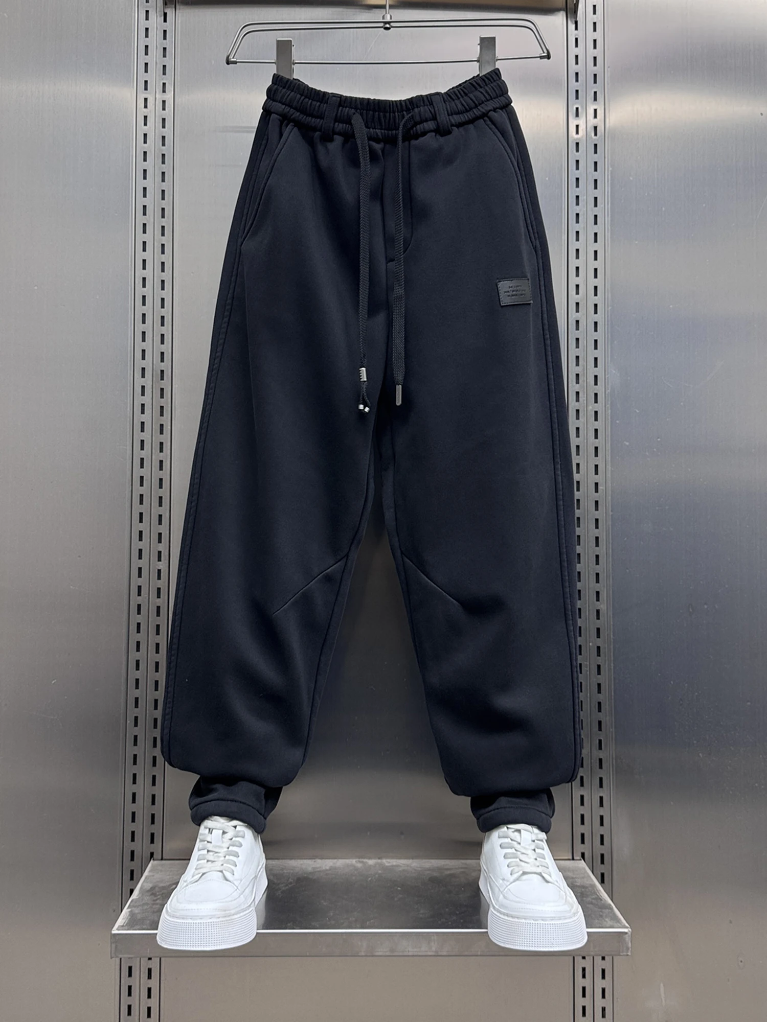 

Men's Straight Leg Fce Lined Casual Trousers Harlan Sle Spor Knife Pants Autumn Winter Collection Casual Wear