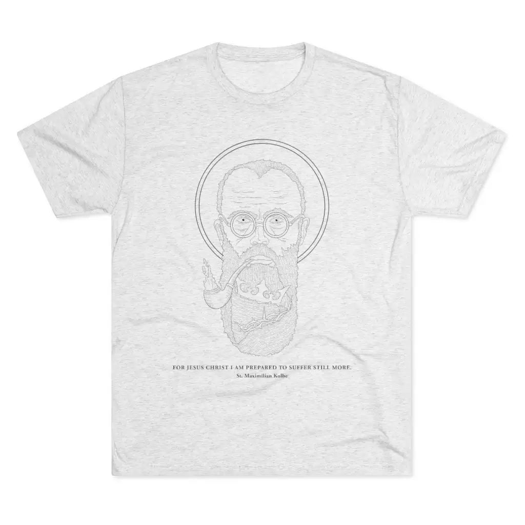 Men's St Maximilian Kolbe Premium T Shirt