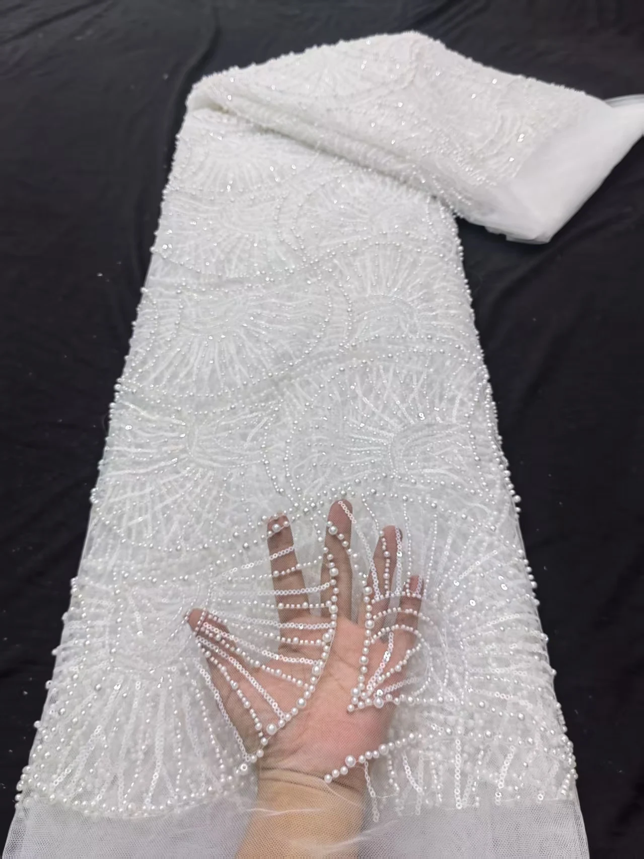 

Высокое качество, африканский тюль, кружевная ткань, белая кружевная ткань, нигерийская ткань, вышивка, блестки, кружево для женщин, вечерние свадебные платья