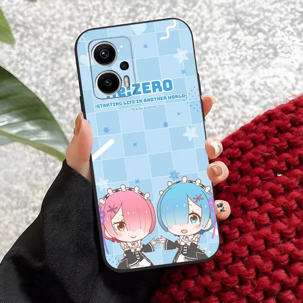 Anime Re Zero Handyhülle Silikonhülle für Redmi Note 15 A7 Xiaomi 17 Ultra 15 14 Pro Plus 4G 5G
