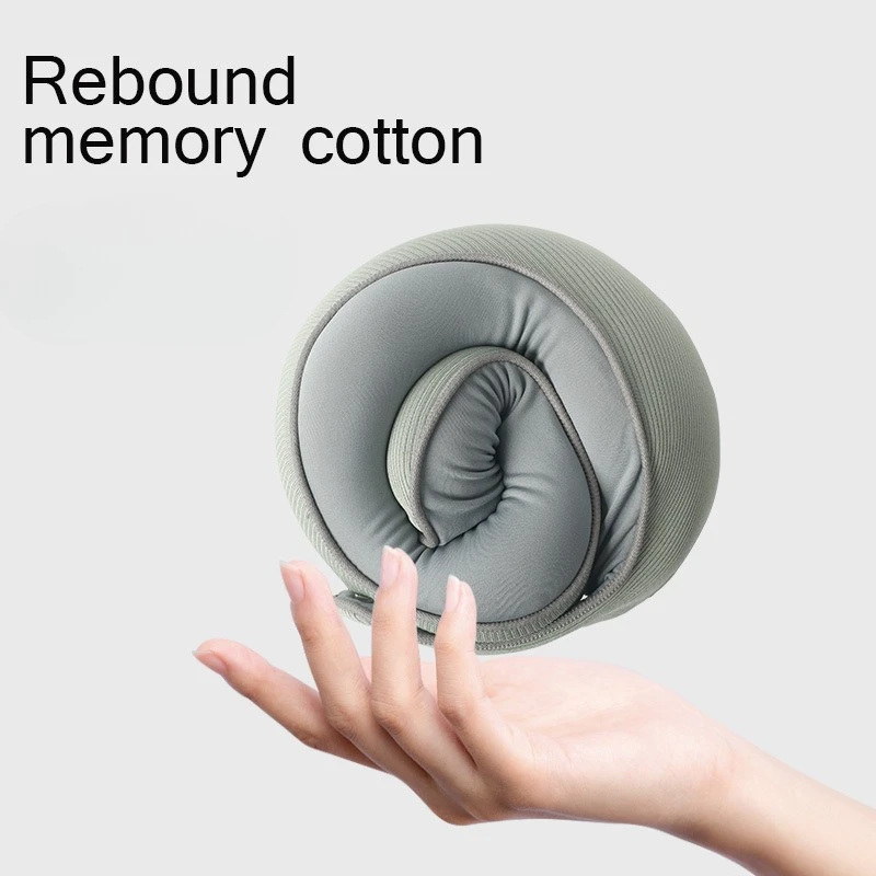 Children's Memory Cotton U-shaped Pillow Small Neck Pillow Portable and Storage Travel Neck Airplane Pillow