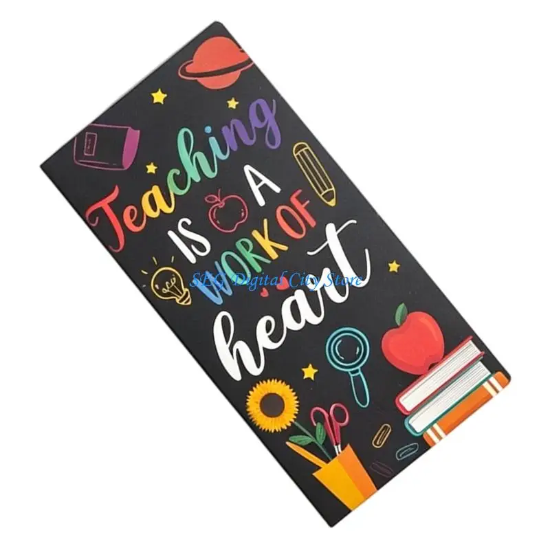 U75B Teacher Cartoon Notepads and Adhesive Note Pad Memo Sheet For Journal And Planner Daily Schedules Note Task Organization