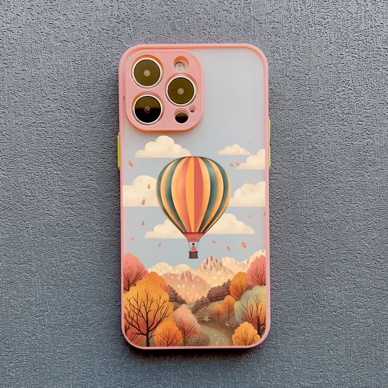 Blätter Herbst Waldhaus Handyhülle für iPhone 17 16 12 13 Mini 11 14 15 Plus Pro Max X XS XR 7 8 Schutzhülle – Detail 8