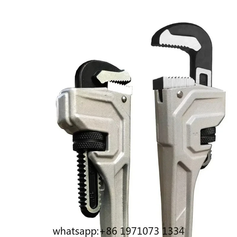 Aluminium Alloy Multi-purpose Heavy Duty Wrench Household Universal Pipe Wrench Adjustable Straight Water Pipe Pliers Hand Tools