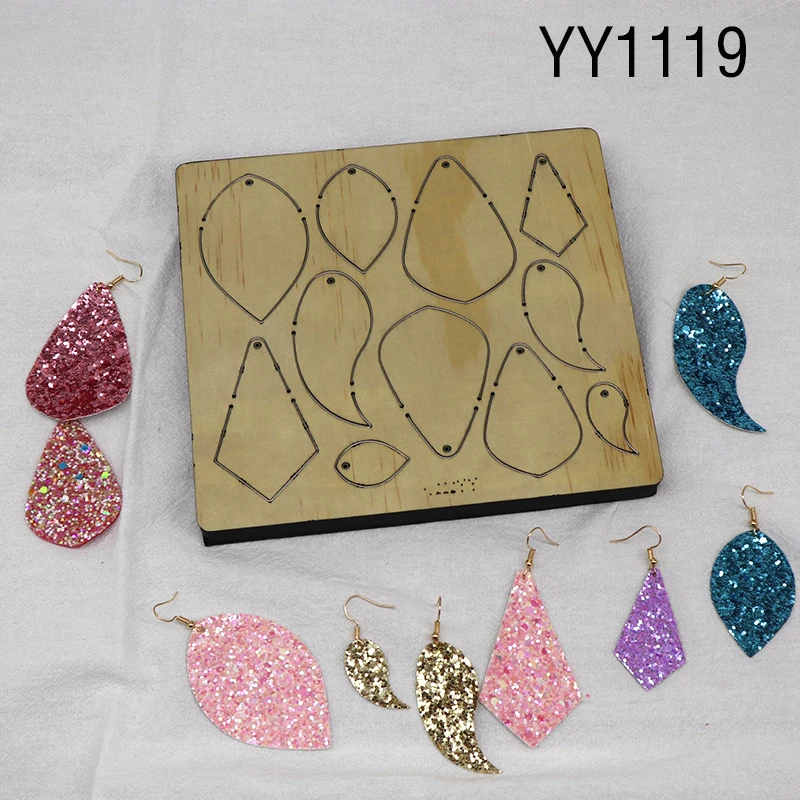 

Wooden Die-cutting Die Multiple Earring Die Yy-1119 Compatible With Most Manual Die-cutting