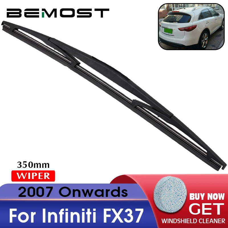 BEMOST Auto Car Rear Wiper Arm Blade Rubber For Infiniti FX37 350MM, 2007 2008 2009 2010 2011 2012 2013 2014 2015 2016 2017 2018