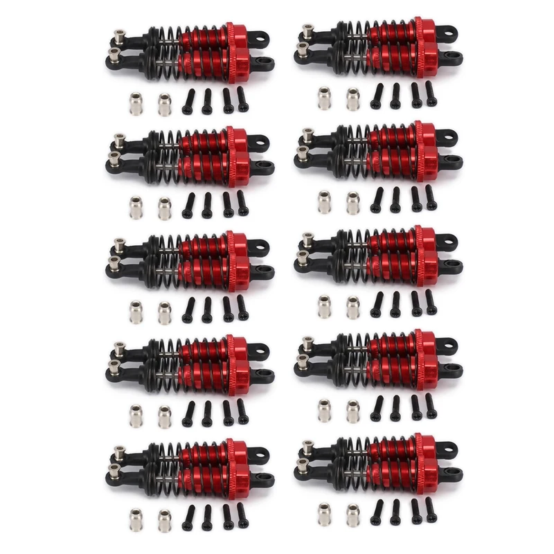 

20 Pcs Oil Adjustable 65Mm Shock Absorber Damper For Rc Car 1/18 Wltoys A959 A969 Hpi Hsp Traxxas Losi Tamiya