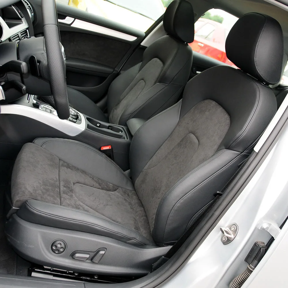 

Nappa Leather For Audi A4 B8 8K 2007 2008 2009 2010 2011 2012 2013 2014 2015 Full Set Custom Car Seat Covers