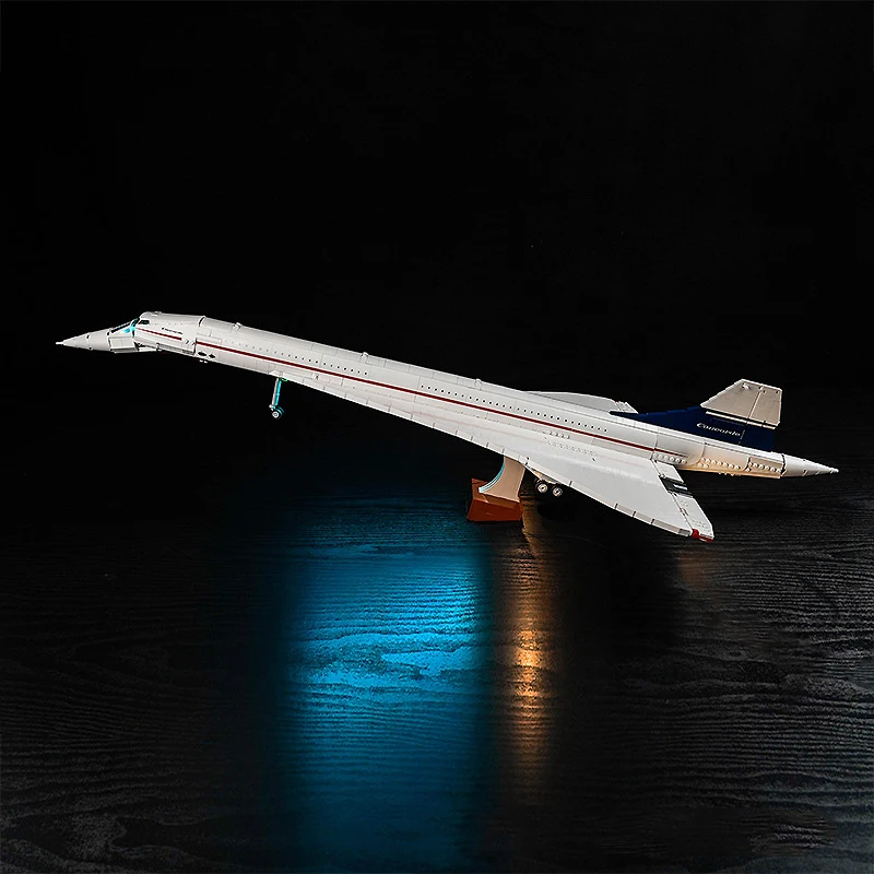 DIY LED Light Kit For LEGO 10318 Concorde (Only LED Light,Without Blocks Model)