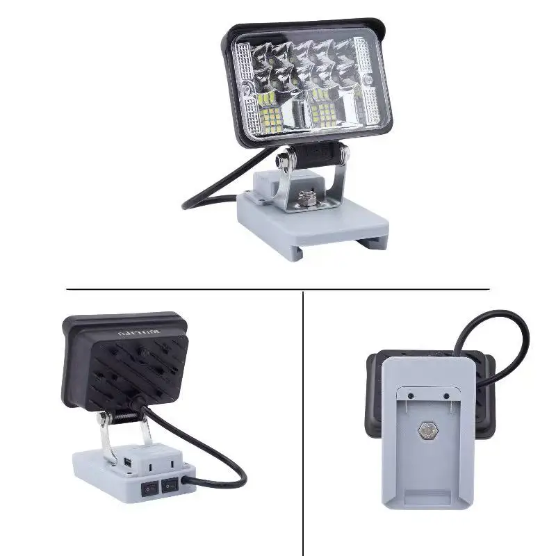 Lampe de travail LED sans fil pour Greenworks, lanterne USB pour atelier mécanique, batterie 24 V, 24 V, sans batterie