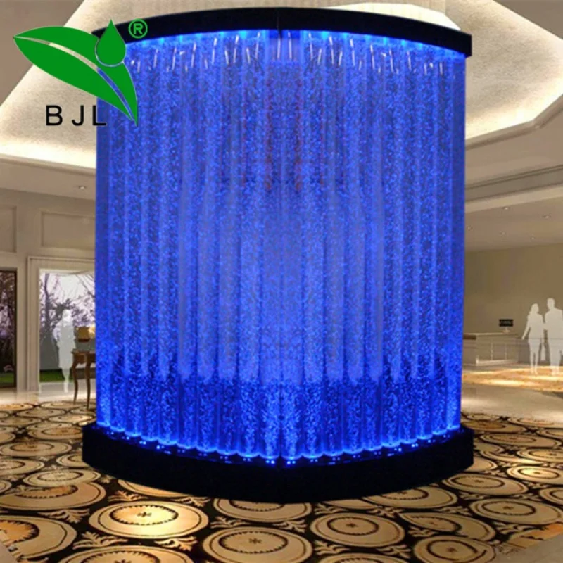 (Customized) home furniture LED light bubble wall acrylic room divider