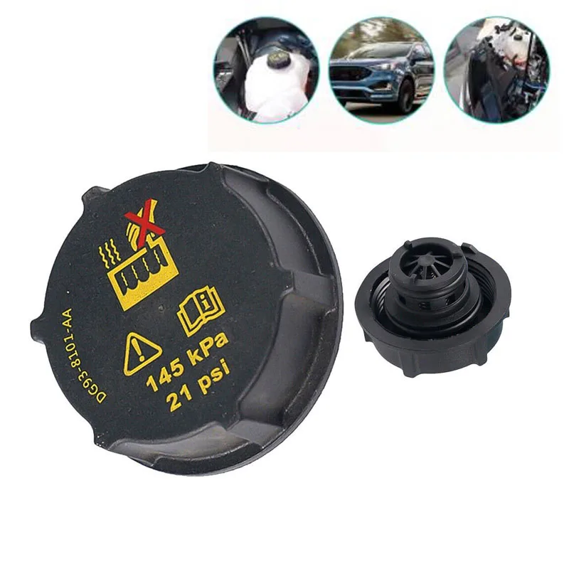 Car Coolant Water Radiator Bottle Expansion Tank Cap For Ford Focus Fiesta F-150 5193938 Escape Edge Fusion Transit Lincoln MKX