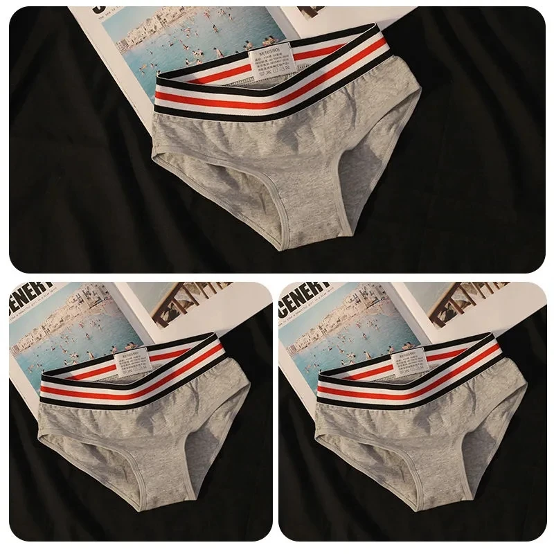 Women\'s Cotton Solid Color Underwear/Briefs Ladies Breathable Comfortable Security Panties  Skin Friendly Female Boyshort