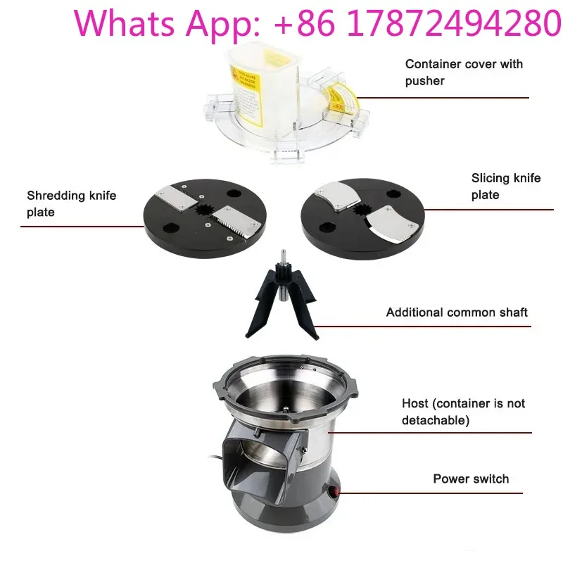 

Best-selling Commercial Multifunctional Vege Chopper Slicer Shredder Dicer Machine