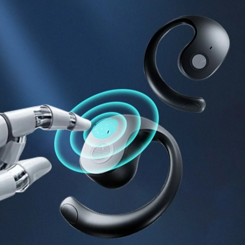 

Waterproof Smart Earbuds Bluetooth 5.4 HIFI Stereo Ear Hanging Headphone Noise Canceling Long Standby Music Headset