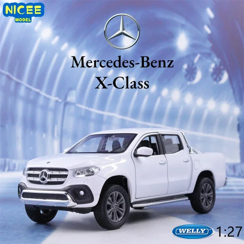 

WELLY 1:27 Mercedes-Benz X-Class Pickup Simulation Diecast Car Metal Alloy Model Car decoration display collection gifts B190