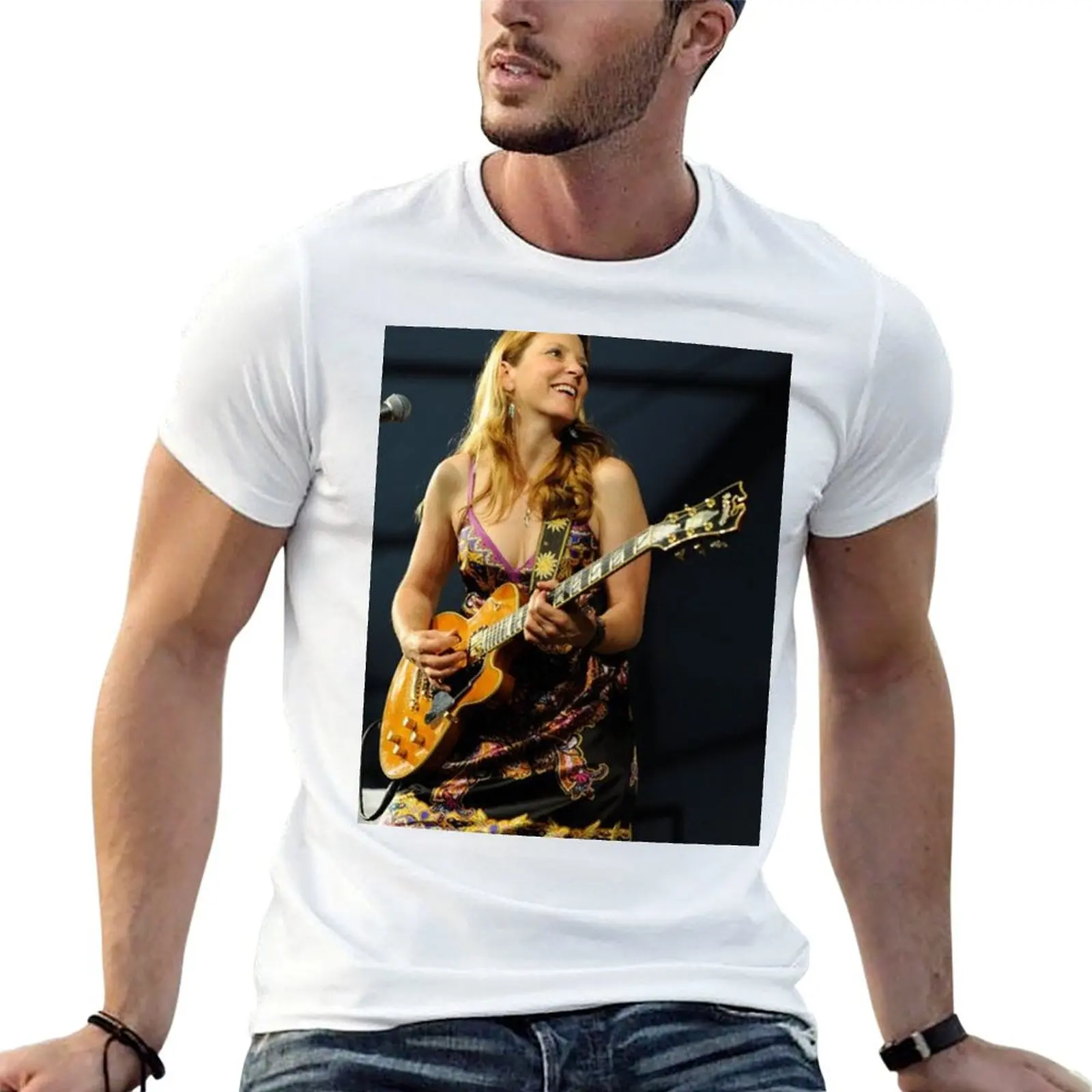 susan tedeschi star T-Shirt Breathable Mesh Panel T-Shirt