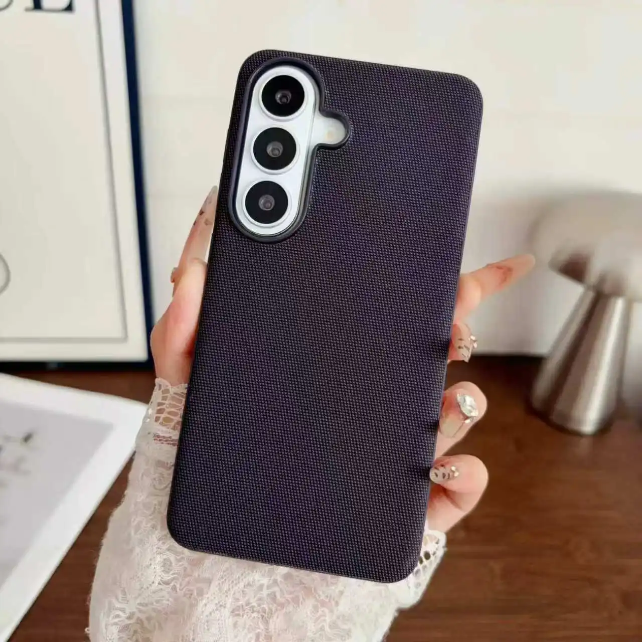 Tech Woven Technology Fabric for Magsafe Magnetic Phone Case for Samsung S26 S24 S25 Plus S23 S22 Ultra Wireless Charge Cover view 5