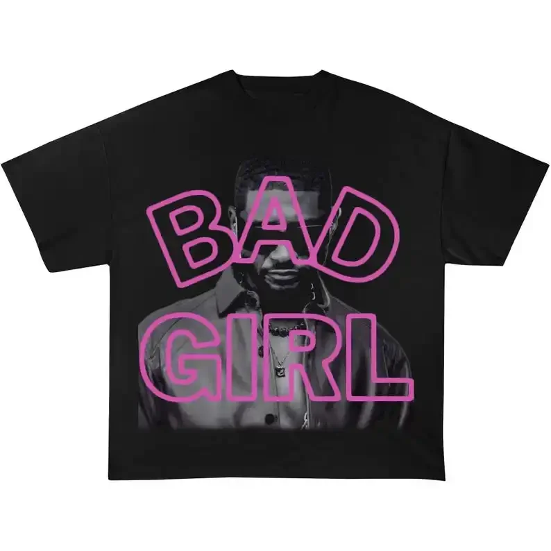 Usher Bad Girl Tshirt Tour shirt Tour Merchandise Past Present Future Tour Tshirt, Concert