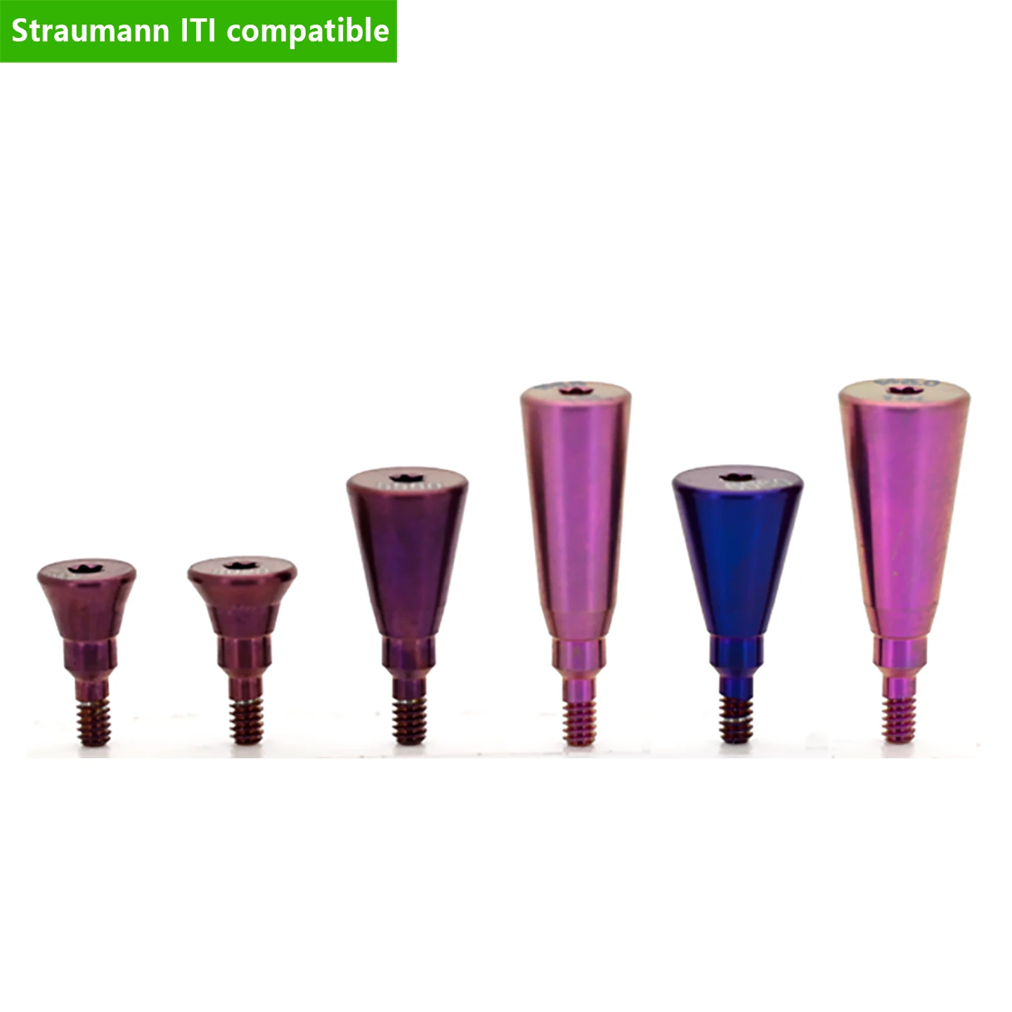 

Титановый абатмент Grade 5 для восстановления дентальной полости, совместимый со Straumann, профессиональные медицинские стоматологические расходные материалы OEM/ODM, производство Китай, напрямую с завода