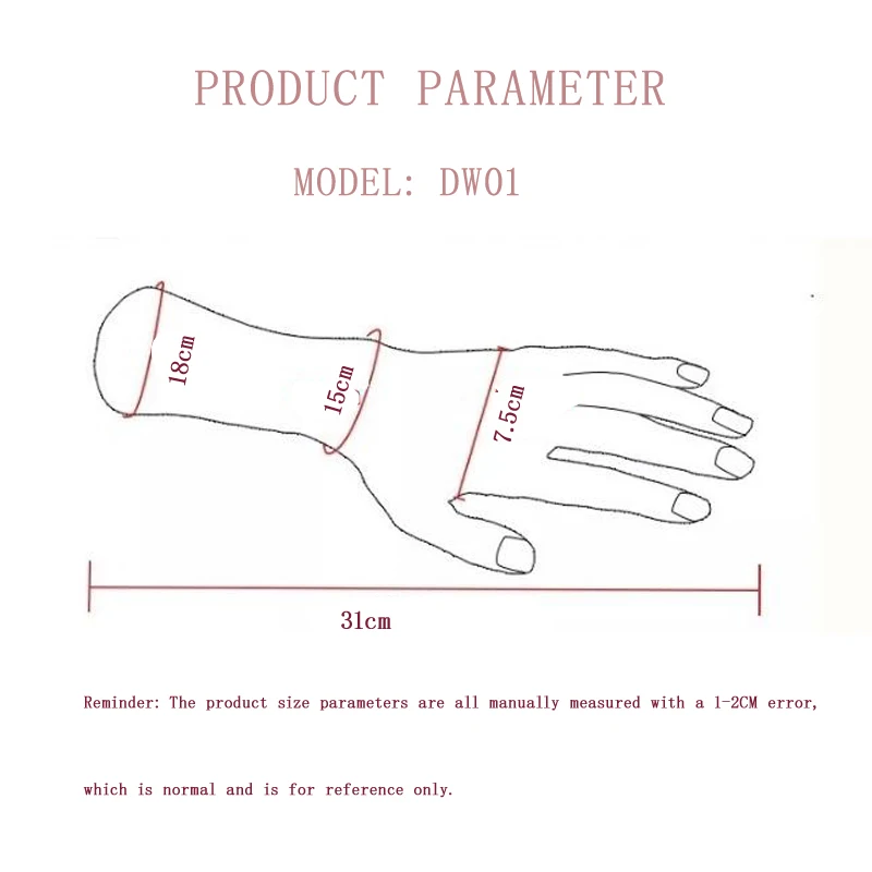 Silikonowe Model dłoni do zdobienia paznokci realistyczne żeński manekin ręce trening Manicure fotografia wystawa biżuterii DW01