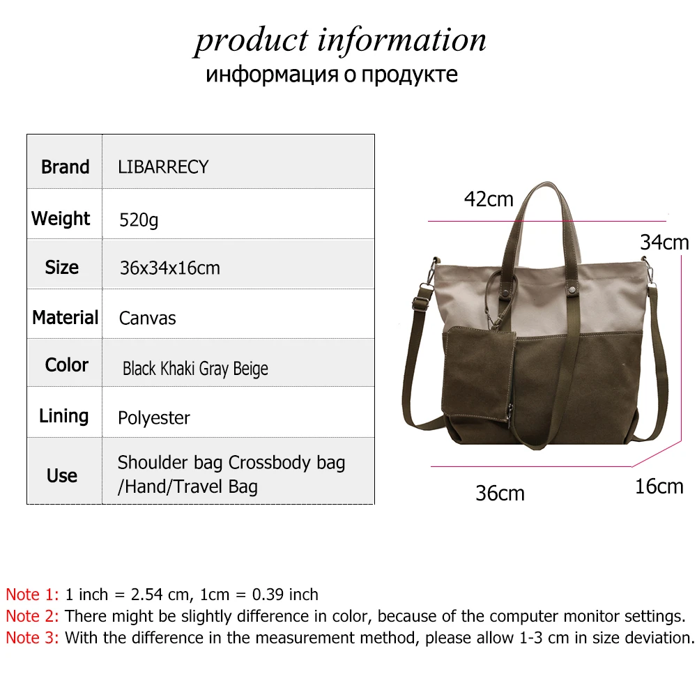 New Patchwork Women's Handbag Large Capacity High Quality Canvas Ladies Shoulder Bag Multifunctional Women Crossbody Bags Bolsos