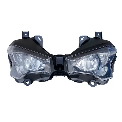Imagen 2 del producto Nuevo Faro LED de motocicleta de alta calidad con lámpara DRL de haz alto/bajo para Kawasaki Ninja500 2024 2025 conjunto de faros LED