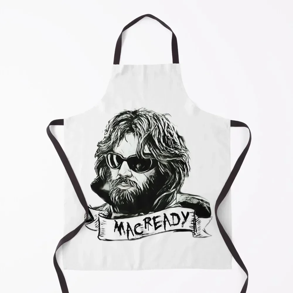 

MacReady Apron painters Kitchen Front professional hairdressing waterproof for women Apron