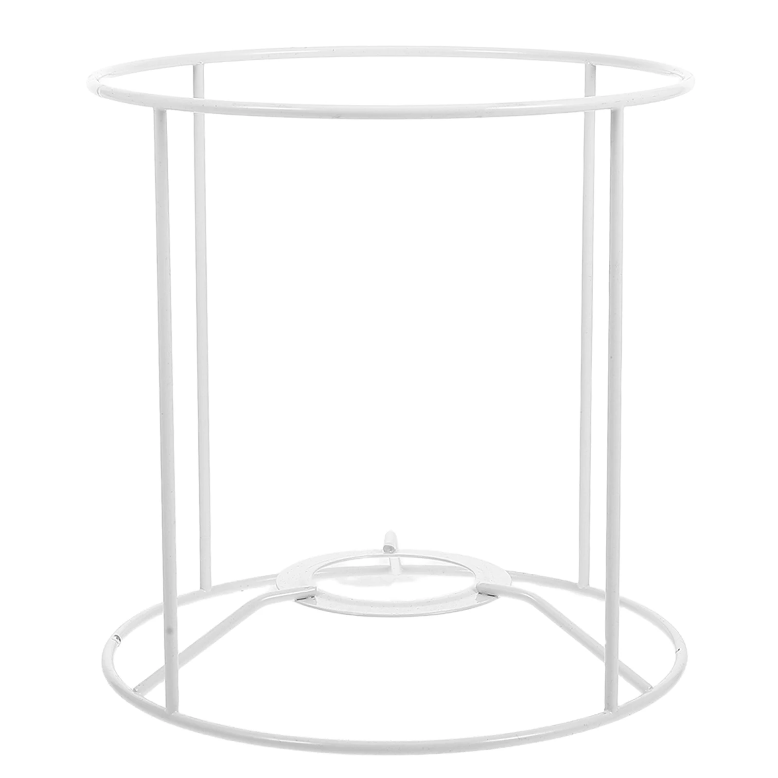 

Table Lamp Chandelier Stand E27 DIY Metal Frame Industrial Desk Light Fixture Base Only Shade Ring Lamp Shades Accessories