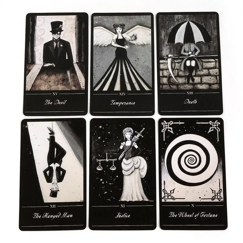 78 kartu Tarot Phantomwise untuk penggunaan pribadi ramalan dek Tarot versi bahasa Inggris penuh kartu dek permainan keberuntungan